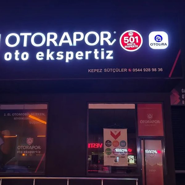 Otorapor Kepez Sütçüler Komple Dış Cephe ve Işıklı Tabela Uygulamamız